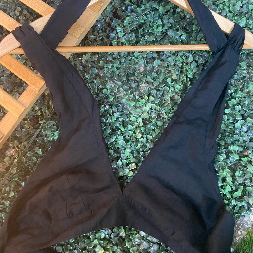 🛍️ Maxi Black Dress. Size- M - Picture 3 of 13